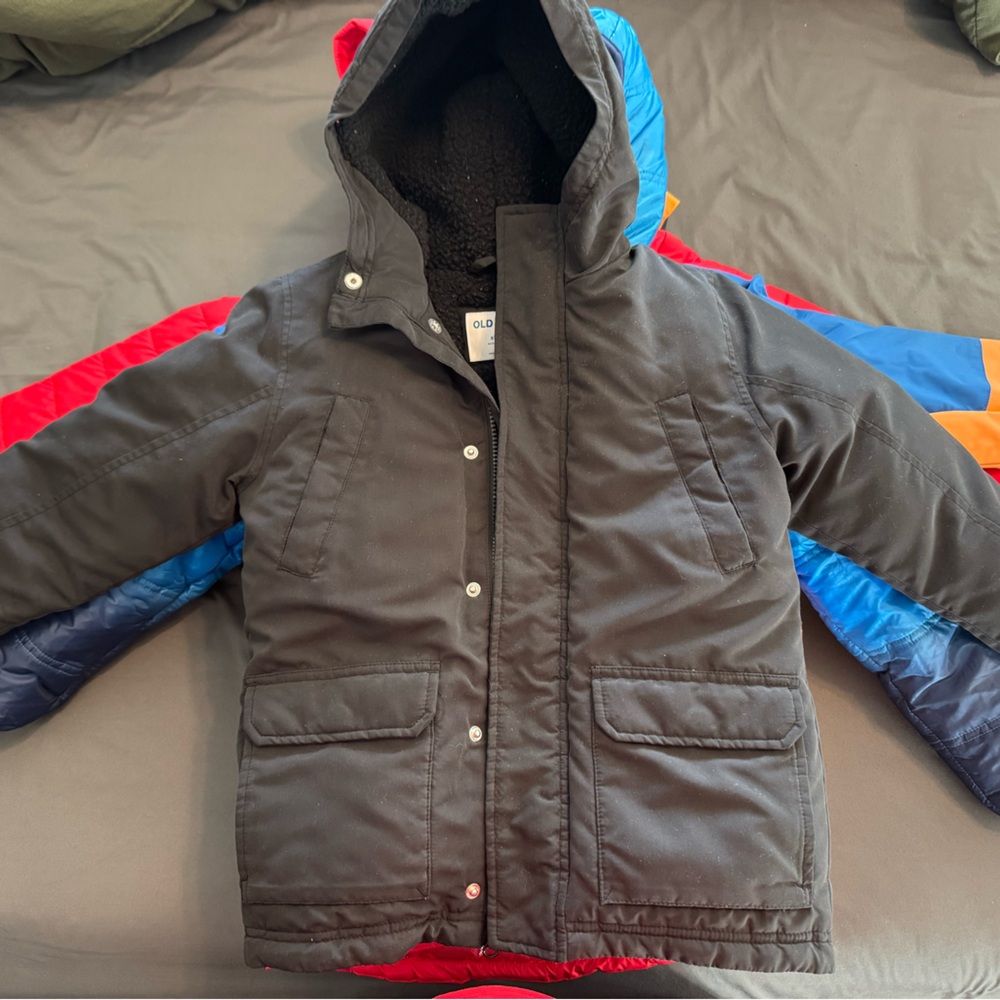 Old Navy Black Textured Jacket